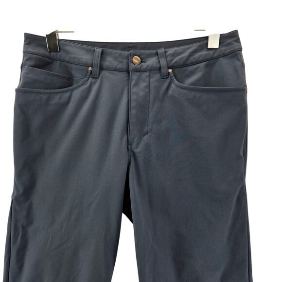 Lululemon ABC Pants Mens 30 Iron Blue Stretch Comfort Career Casual Athleisure - Picture 4 of 12
